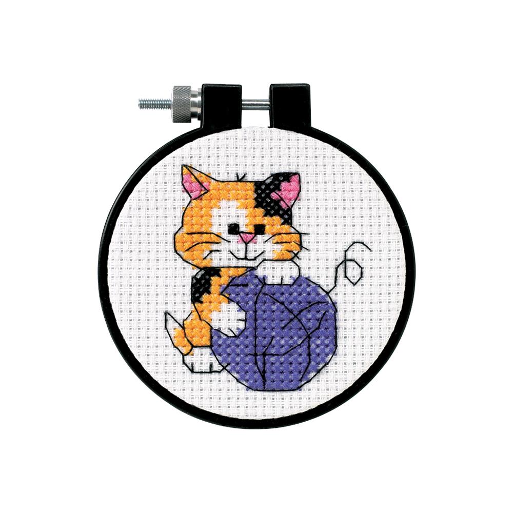 Learn A Craft Cute Kitty Counted Cross Stitch Kit